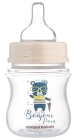 Canpol Babies Anti-colic широкая бутылочка 120 мл ПП EasyStart розовый