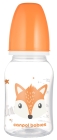 Canpol Babies Narrow bottle 120 ml CUTE ANIMALS orange