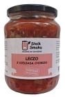 Glas Lecho-Geschmack mit Chorizo-Wurst
