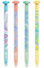 Стираемая ручка Happy Color Pastel Twist, синяя, микс 0,5 мм