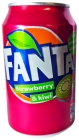 Fanta Strawberry & Kiwi Carbonated drink with strawberry and kiwi flavor