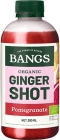 Bangs Shot Ginger with pomegranate, no added sugars, BIO