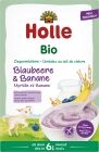 Holle Papilla de arroz con leche ecológica a base de leche de cabra, arándanos y plátano