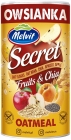 Melvit Secret Oatmeal in a tube with fruit and chia seeds