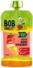 Bob Snail Fruits To Go mousse de plátano y fresa sin azúcares añadidos