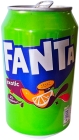 Fanta Exotic peach, passion fruit, orange flavored drink