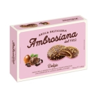 Antica Pasticceria Ambrosiana Shortcrust pastries filled with hazelnut and cocoa cream with cocoa topping and puffed rice