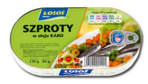 Шпроты в масле бриллиантами