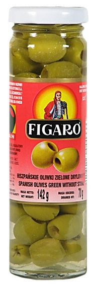 Figaro hiszpańskie oliwki zielone drylowane