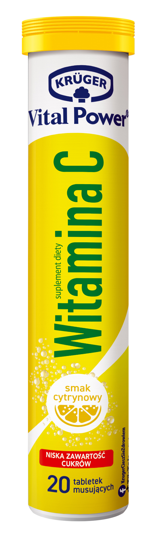 Krüger Vital Power Vitamina C sabor limón 