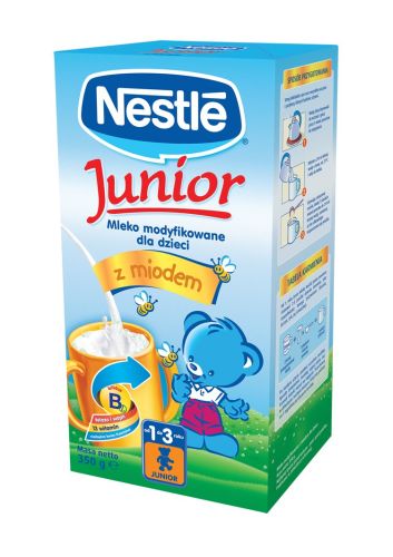 Nestle Junior mleko w proszku z miodem