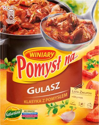 Winiary sos w proszku Pomysł na... gulasz