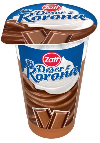 Zott deser z Koroną czekoladowy