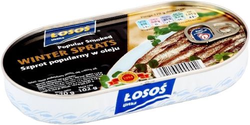 Łosoś Ustka szprot  podwędzany w oleju
