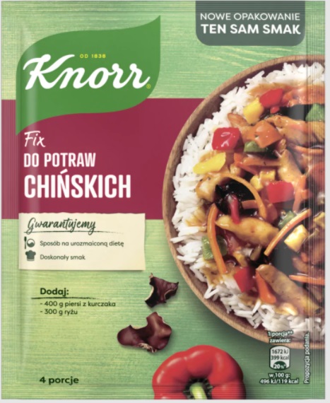 Fix Knorr sos w proszku do potraw chińskich