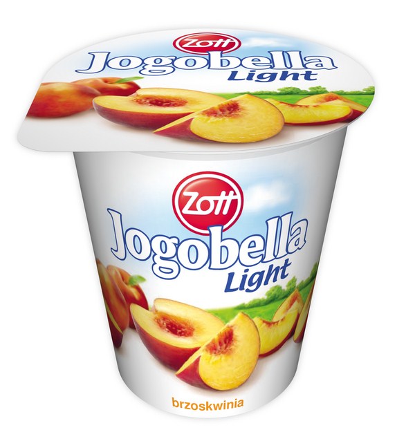Zott Jogobella jogurt owocowy lekki  brzoskwiniowy