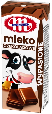 Mlekovita UHT-Milch mit Schokoladengeschmack