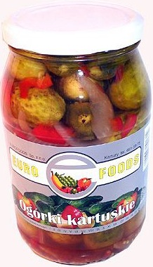 Euro Foods ogórki Kartuskie w zalewie slodko-kwasnej