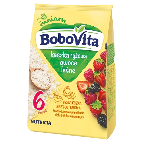 BoboVita kaszka ryżowa owoce leśne