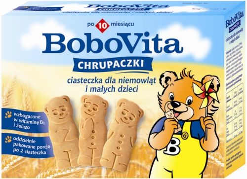 Bobovita Chrupaczki ciasteczka dla niemowląt i małych dzieci 200g