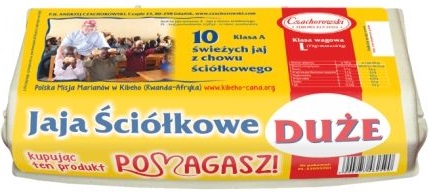 Czachorowski Eier aus der Gewichtsklasse L Klasse A