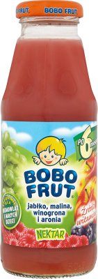 Bobo Frut nektar jabłko, malina i winogrona
