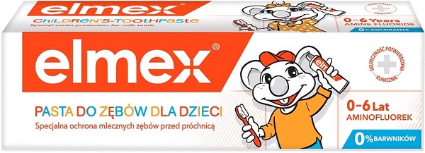 Pasta de dientes Elmex para niños
