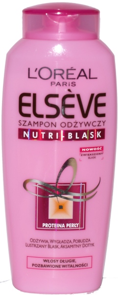 Elseve szampon 250ml nutri-blask - włosy długie, pozbawione witalności
