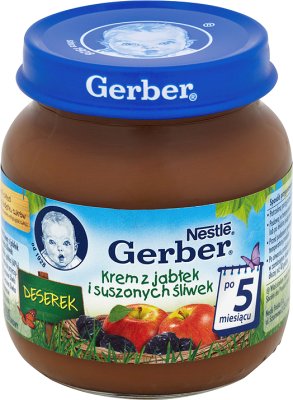 Gerber owoce krem z jabłek i suszonych śliwek