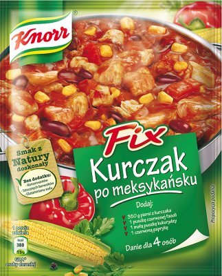 fix sauce powdered Mexican chicken