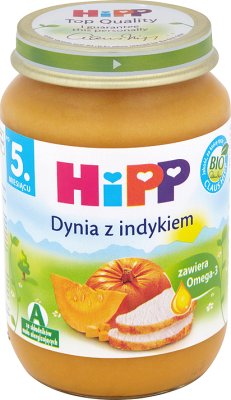 HiPP BIO Dynia z indykiem po 5. miesiącu
