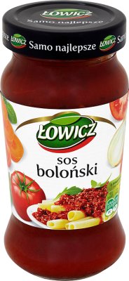 Łowicz sos gotowy, słoik boloński
