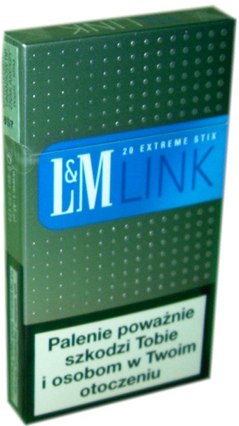 L&M Link papierosy Extreme Stix niebieskie