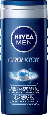 für Männer Duschgel Körper und Haar Cool - Kühlung und erfrischende Menthol- Duft
