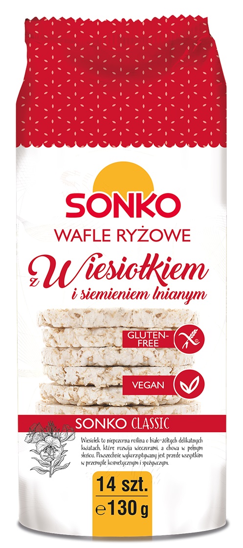 Reiswaffeln mit Nachtkerze und Lein