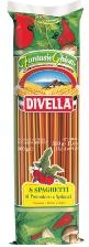 Divella spaghetti trójkolorowe makaron z pszenicy durum, szpinaku i pomidorów