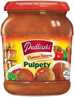 Pudliszki Domowa Spiżarnia danie mięsne gotowe pulpety w sosie pomidorowym