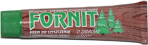 Fornit krem do czyszczenia i konserwacji mebli 40g o zapachu leśnym