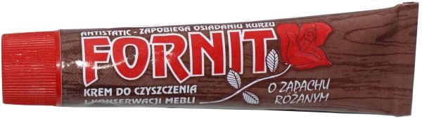 Fornit krem do czyszczenia i konserwacji mebli 40g o zapachu różanym