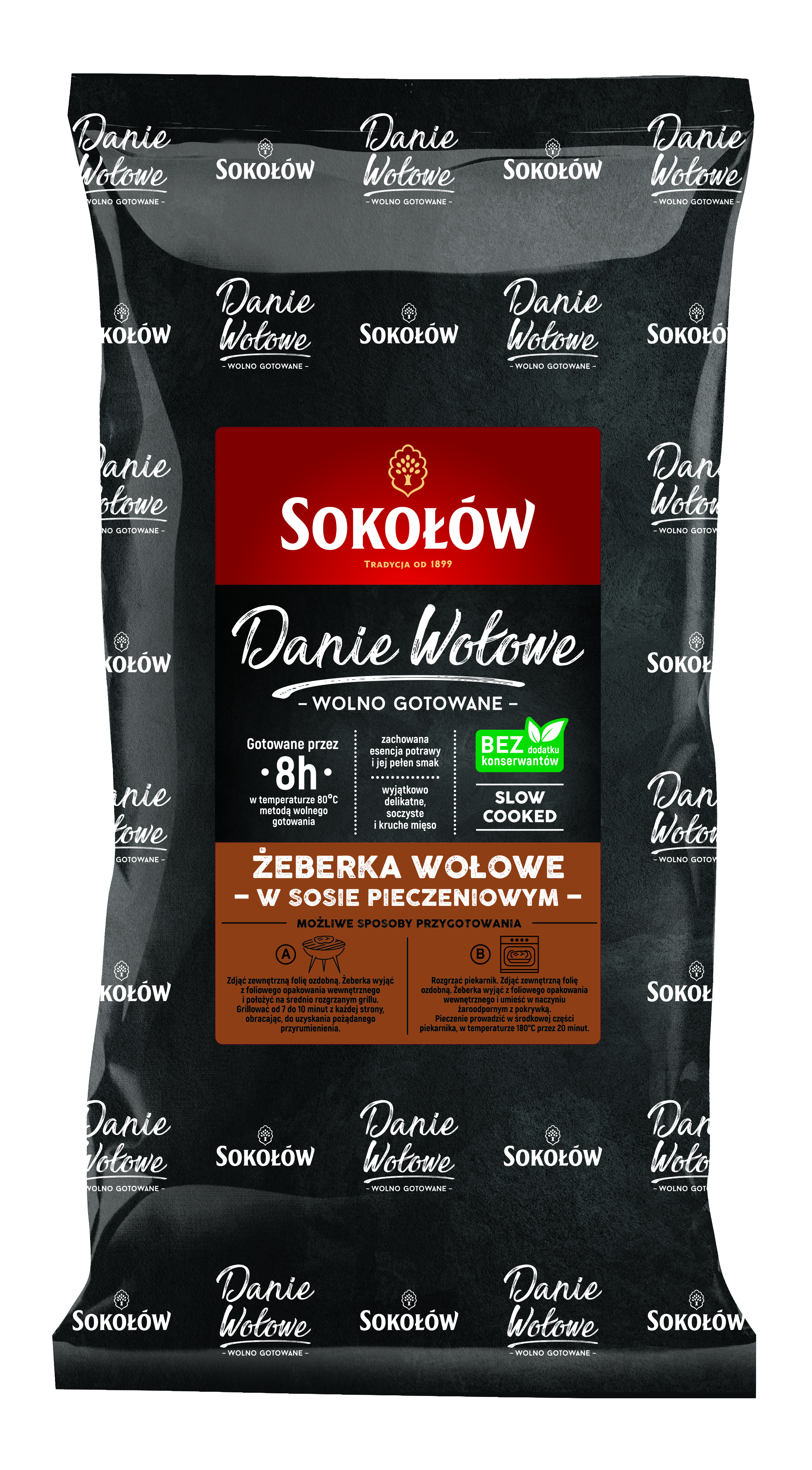 Sokołów Beef ribs slowly cooked in gravy