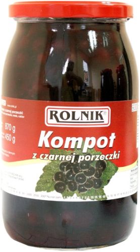 Rolnik kompot z czarnej porzeczki