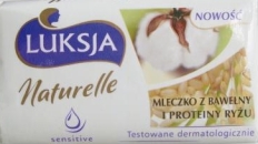 Luksja увлажняющее мыло Хлопок Сливочный Молоко и провитамин B5