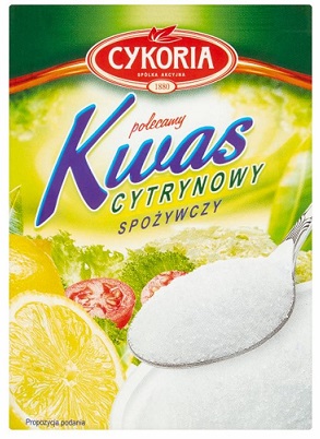 Cykoria kwas cytrynowy spożywczy