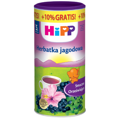 HiPP Herbatka jagodowa 200 g +10% Gratis