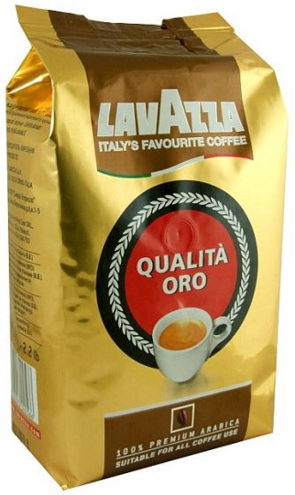 Lavazza kawa ziarnista Qualita Oro 100% Arabica