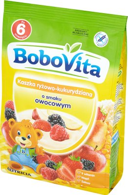 BoboVita Kaszka ryżowo-kukurydziana 5 owoców