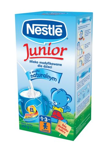 Nestle Junior mleko modyfikowane dla dzieci, o smaku naturalnym