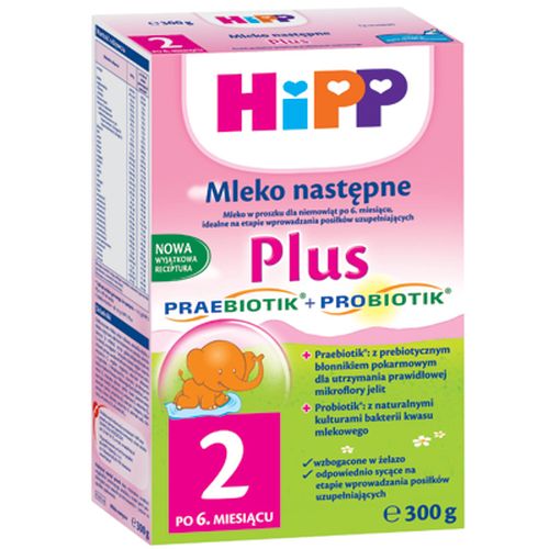 Mleko następne HiPP 2 Plus Praebiotyk + Probiotyk,