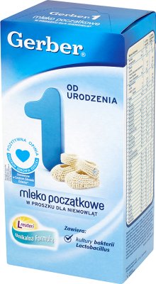 Gerber 1 mleko początkowe dla niemowląt