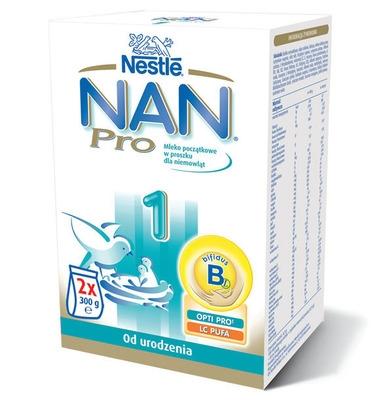 Nestle NAN Pro 1 Mleko początkowe od urodzenia